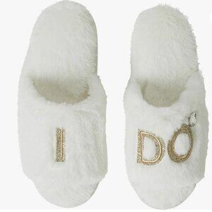Dearfoams I Do Bridal Slippers